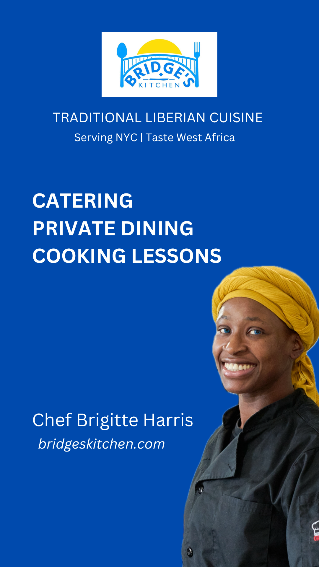 Brrigitte's flyer promoting her business